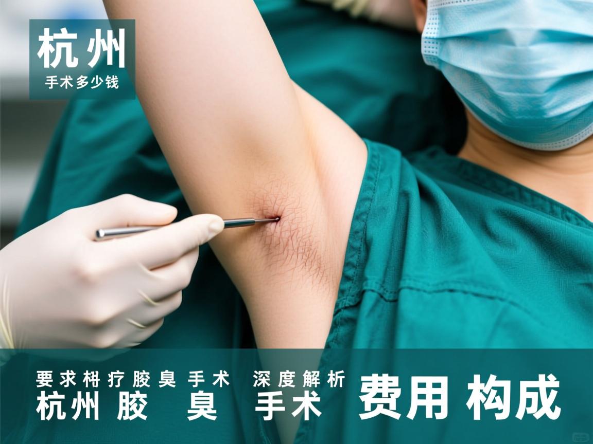 杭州腋臭手术多少钱，深度解析杭州腋臭手术费用构成