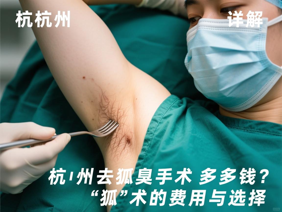 杭州去狐臭手术多钱？详解杭州去狐臭手术的费用与选择