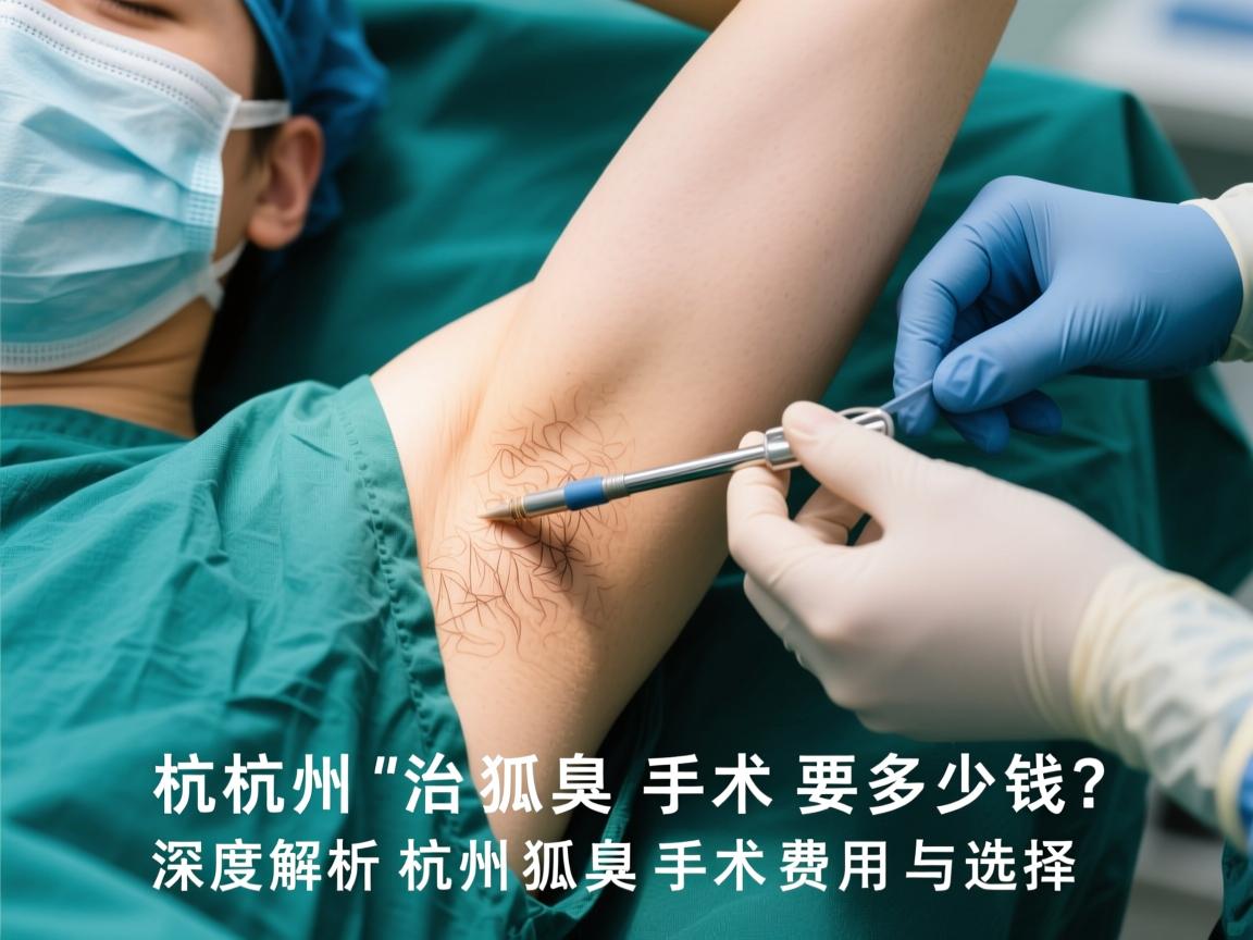 杭州治狐臭手术要多少钱？深度解析杭州狐臭手术费用与选择