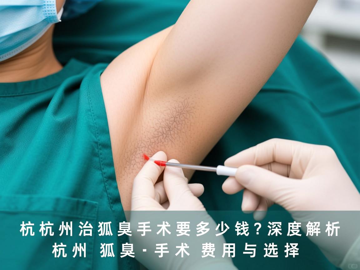 杭州治狐臭手术要多少钱？深度解析杭州狐臭手术费用与选择