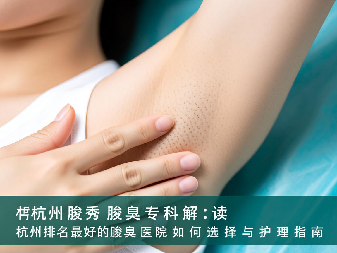 杭州腋秀腋臭专科解读，杭州排名最好的腋臭医院如何选择与护理指南
