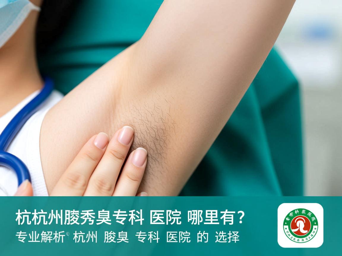 杭州腋秀腋臭专科医院哪里有？专业解析杭州腋臭专科医院的选择