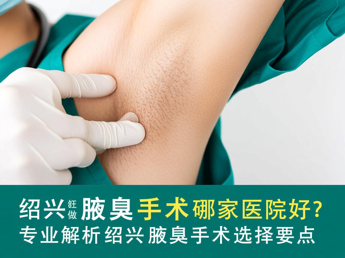 在绍兴做腋臭手术哪家医院好？专业解析绍兴腋臭手术选择要点