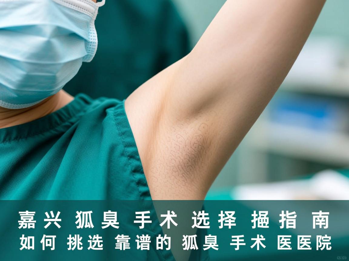 嘉兴狐臭手术选择指南，如何挑选靠谱的狐臭手术医院