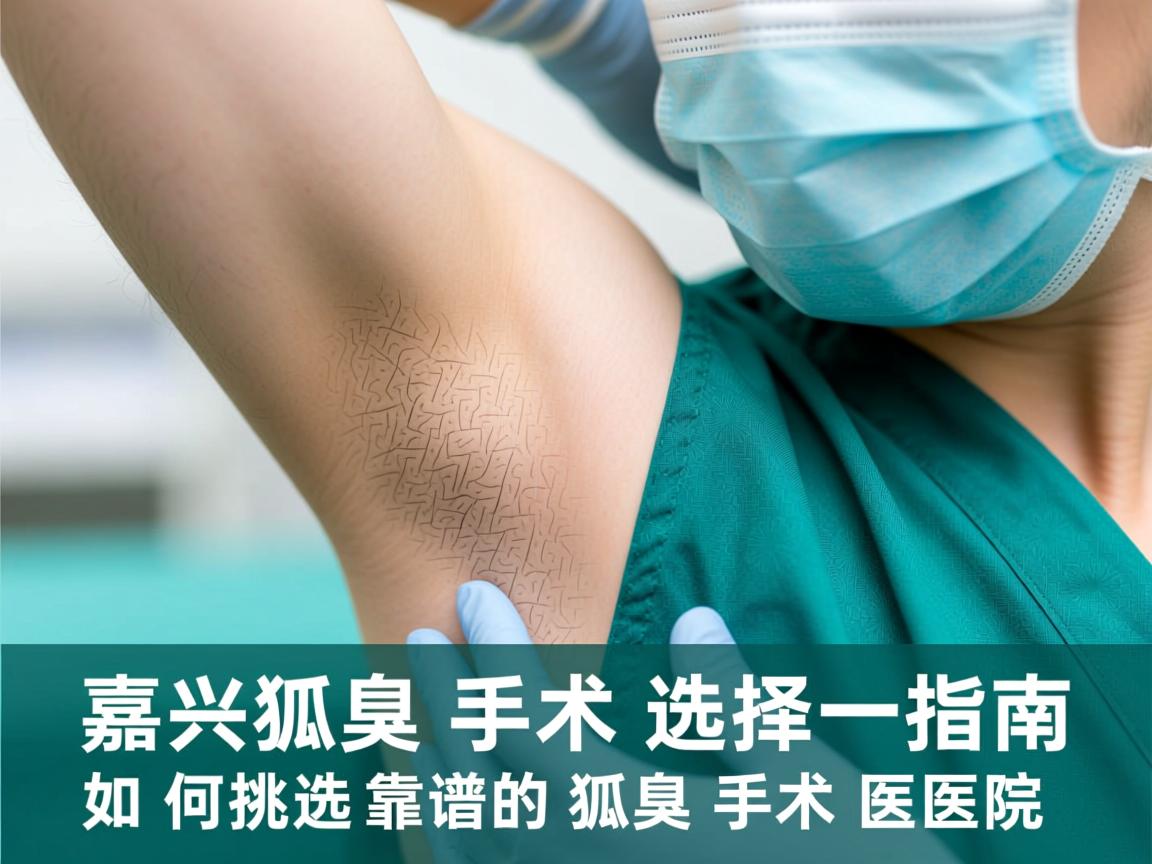嘉兴狐臭手术选择指南，如何挑选靠谱的狐臭手术医院