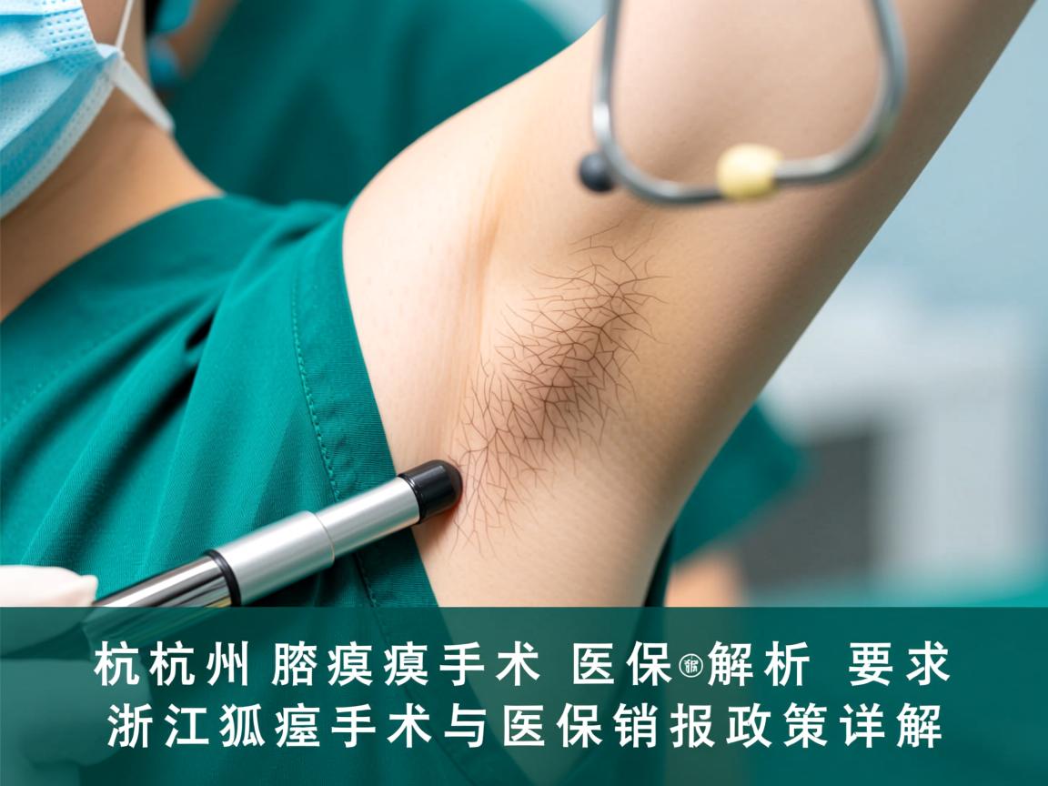 杭州腋臭手术医保解析，浙江狐臭手术与医保报销政策详解