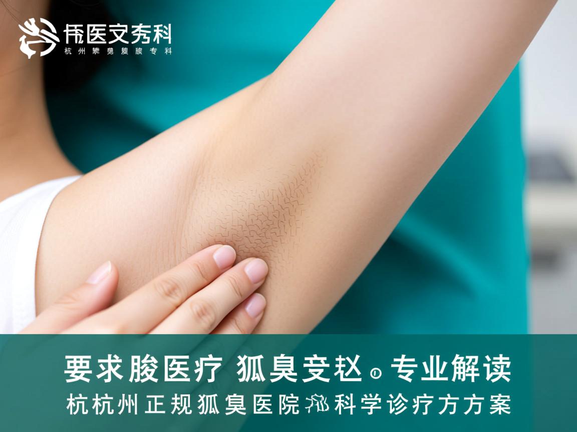 杭州腋秀腋臭专科，专业解读杭州正规狐臭医院的科学诊疗方案