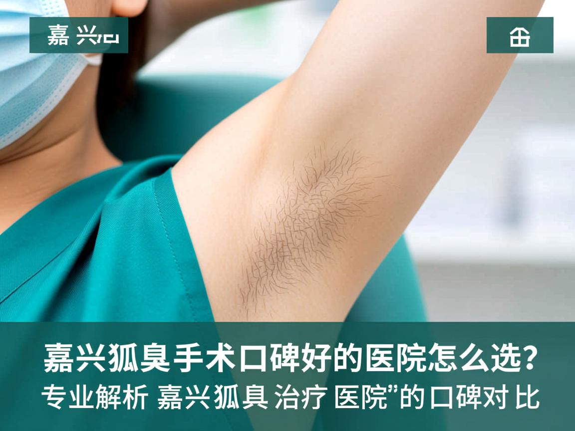嘉兴狐臭手术口碑好的医院怎么选？专业解析嘉兴狐臭治疗医院的口碑对比