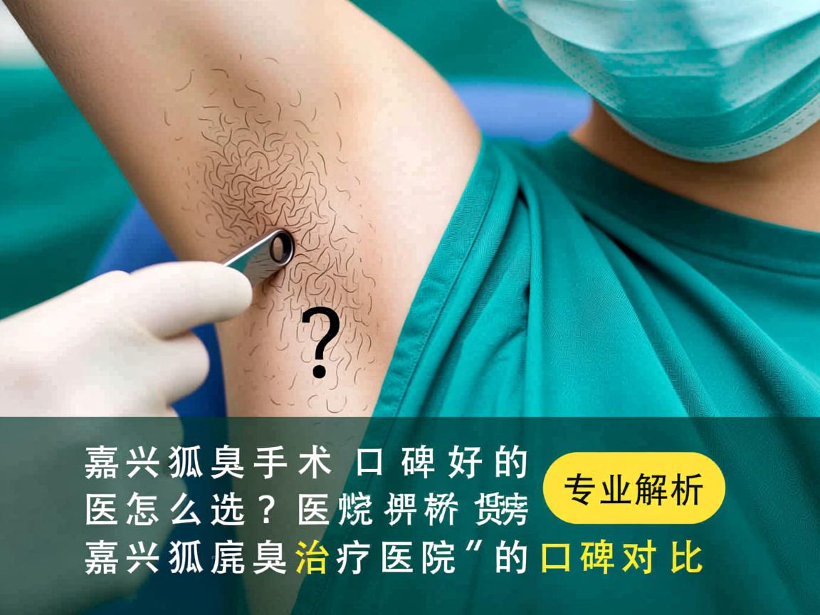 嘉兴狐臭手术口碑好的医院怎么选？专业解析嘉兴狐臭治疗医院的口碑对比