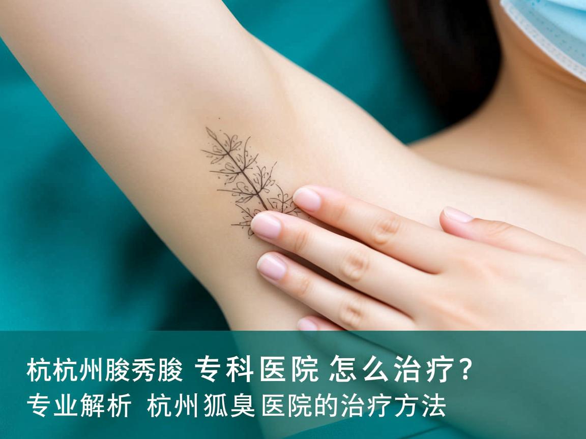 杭州腋秀腋臭专科医院怎么治疗？专业解析杭州狐臭医院的治疗方法