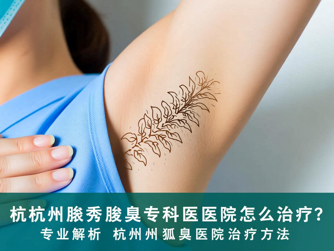 杭州腋秀腋臭专科医院怎么治疗？专业解析杭州狐臭医院的治疗方法
