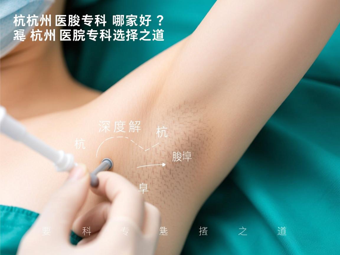 杭州腋臭专科医院哪家好？深度解析杭州腋臭专科选择之道