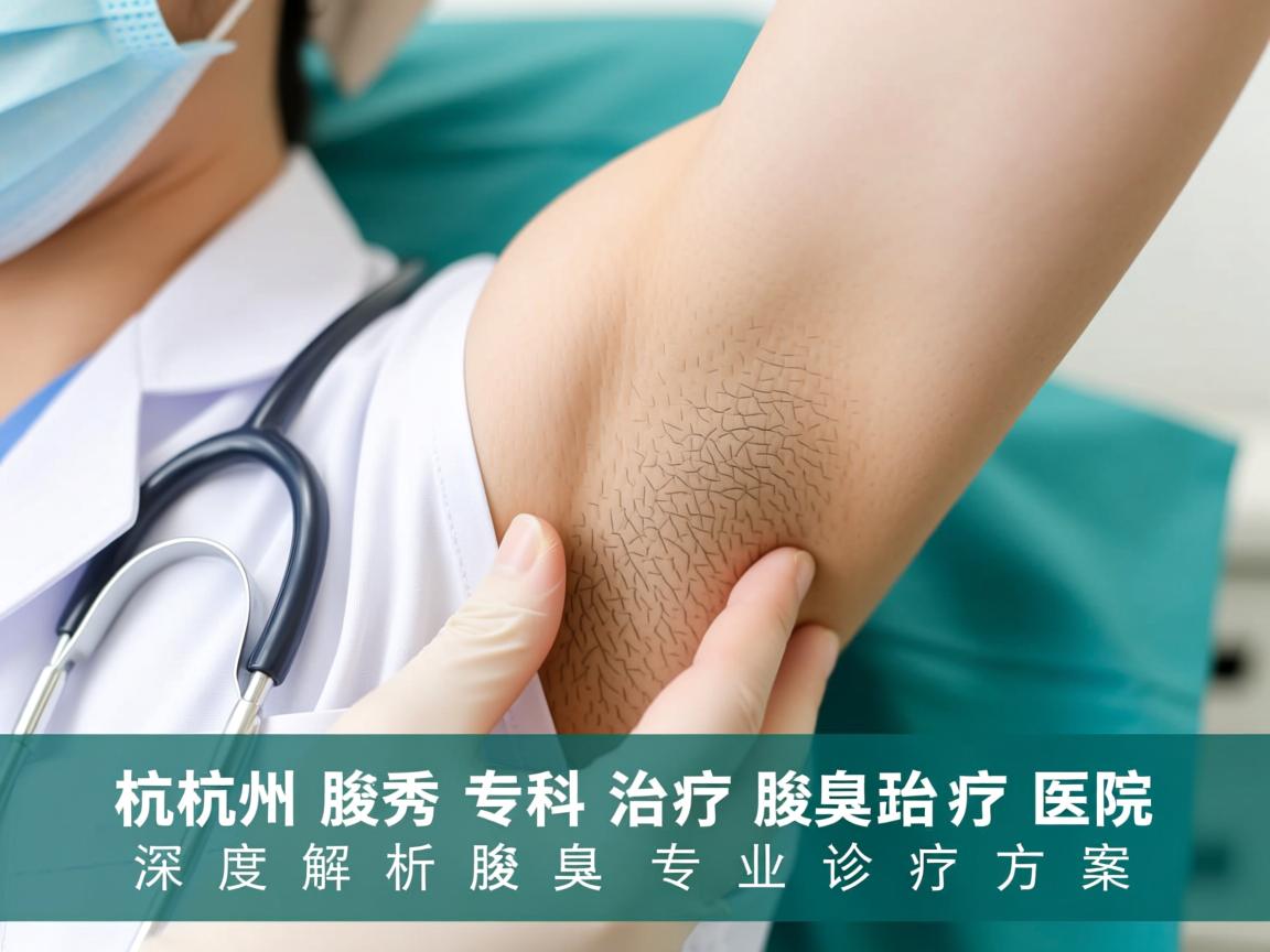 杭州腋秀腋臭专科，专业治疗腋臭的医院，深度解析腋臭专业诊疗方案