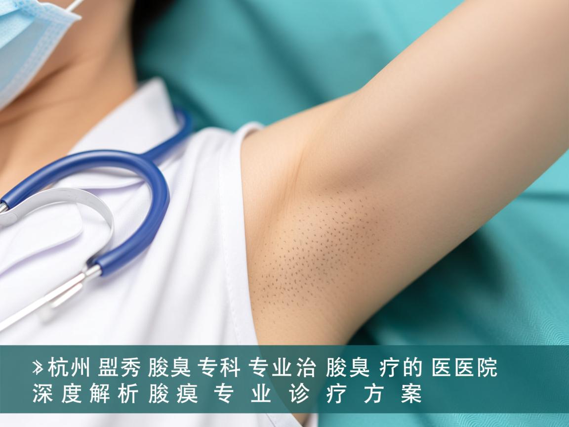 杭州腋秀腋臭专科，专业治疗腋臭的医院，深度解析腋臭专业诊疗方案