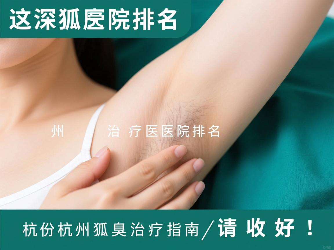 深度解析杭州狐臭治疗医院排名，这份杭州狐臭治疗指南请收好！