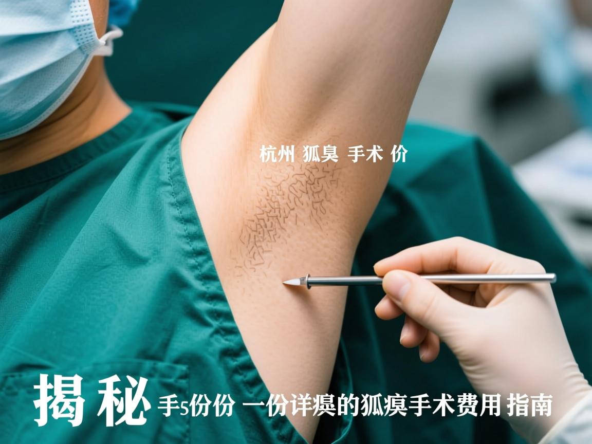 揭秘杭州狐臭手术价格，一份详尽的狐臭手术费用指南