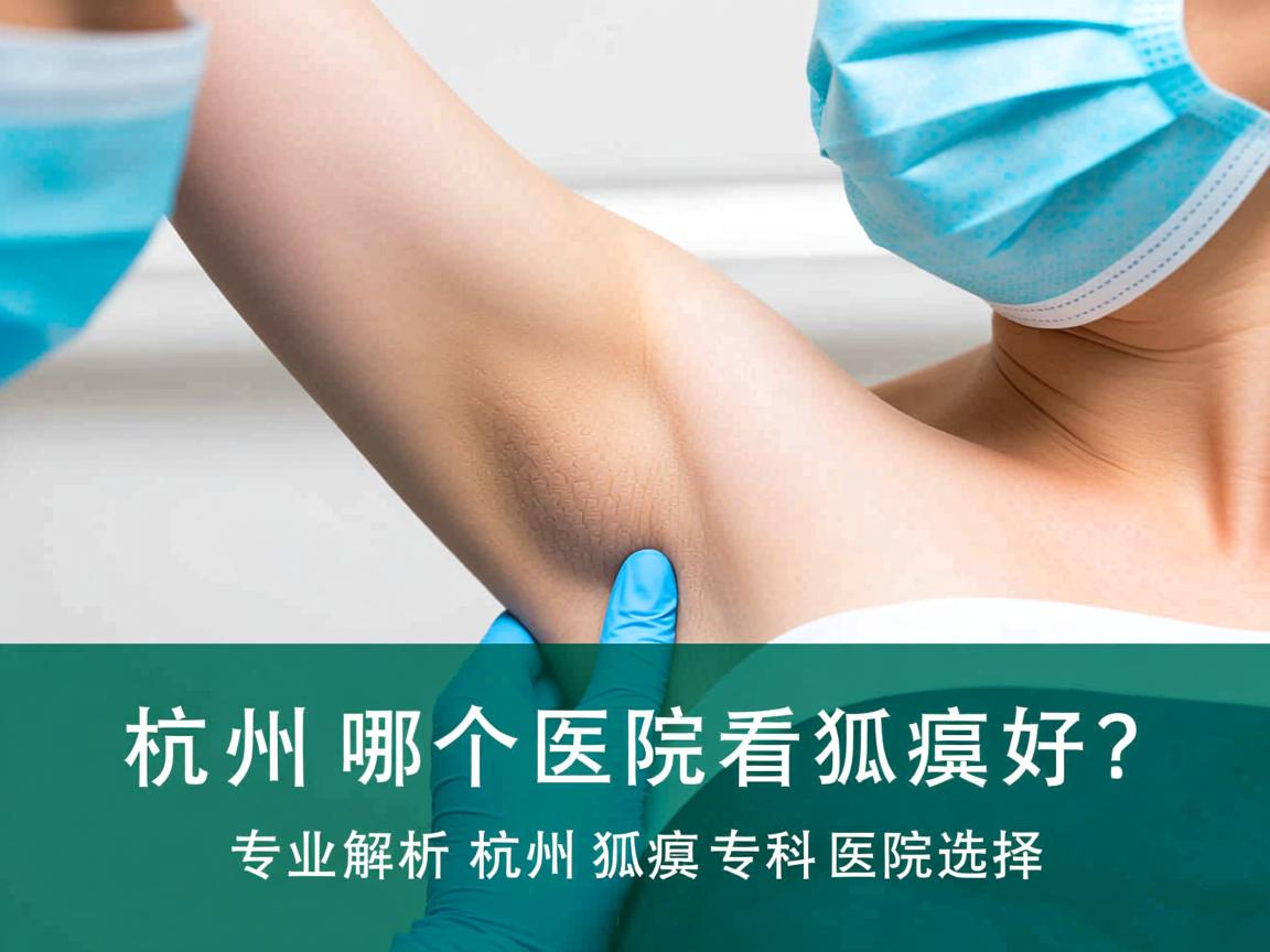 杭州哪个医院看狐臭好？专业解析杭州狐臭专科医院选择