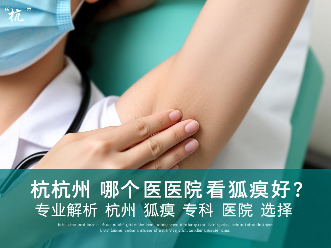 杭州哪个医院看狐臭好？专业解析杭州狐臭专科医院选择
