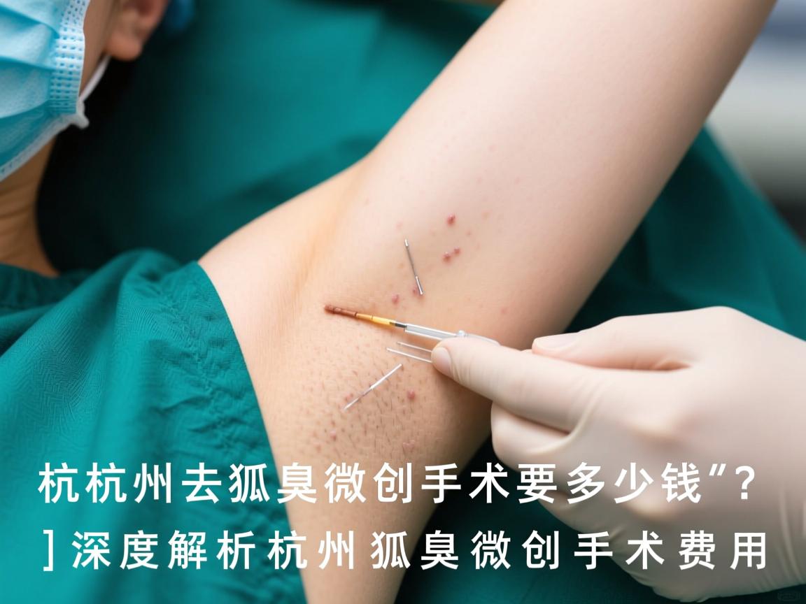 杭州去狐臭微创手术要多少钱？深度解析杭州狐臭微创手术费用