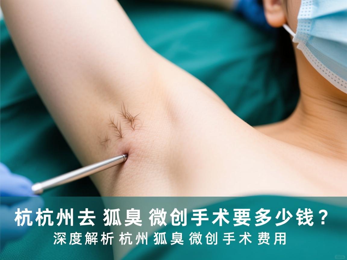 杭州去狐臭微创手术要多少钱？深度解析杭州狐臭微创手术费用