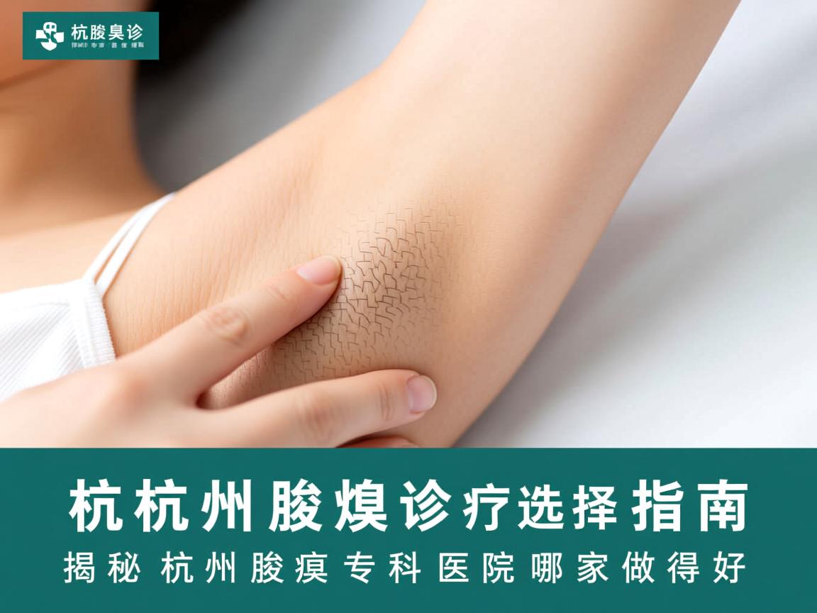 杭州腋臭诊疗选择指南，揭秘杭州腋臭专科医院哪家做得好