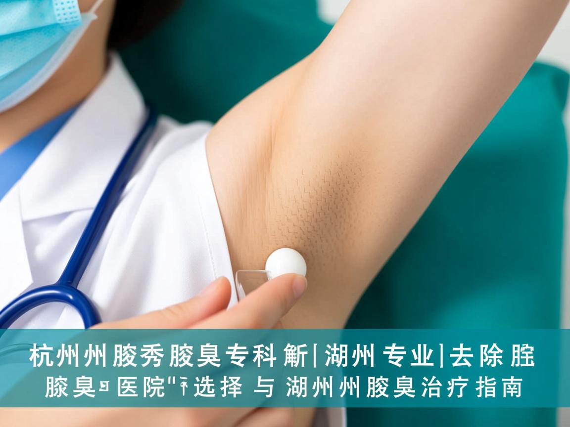 杭州腋秀腋臭专科解析，湖州专业去除腋臭医院选择与湖州腋臭治疗指南