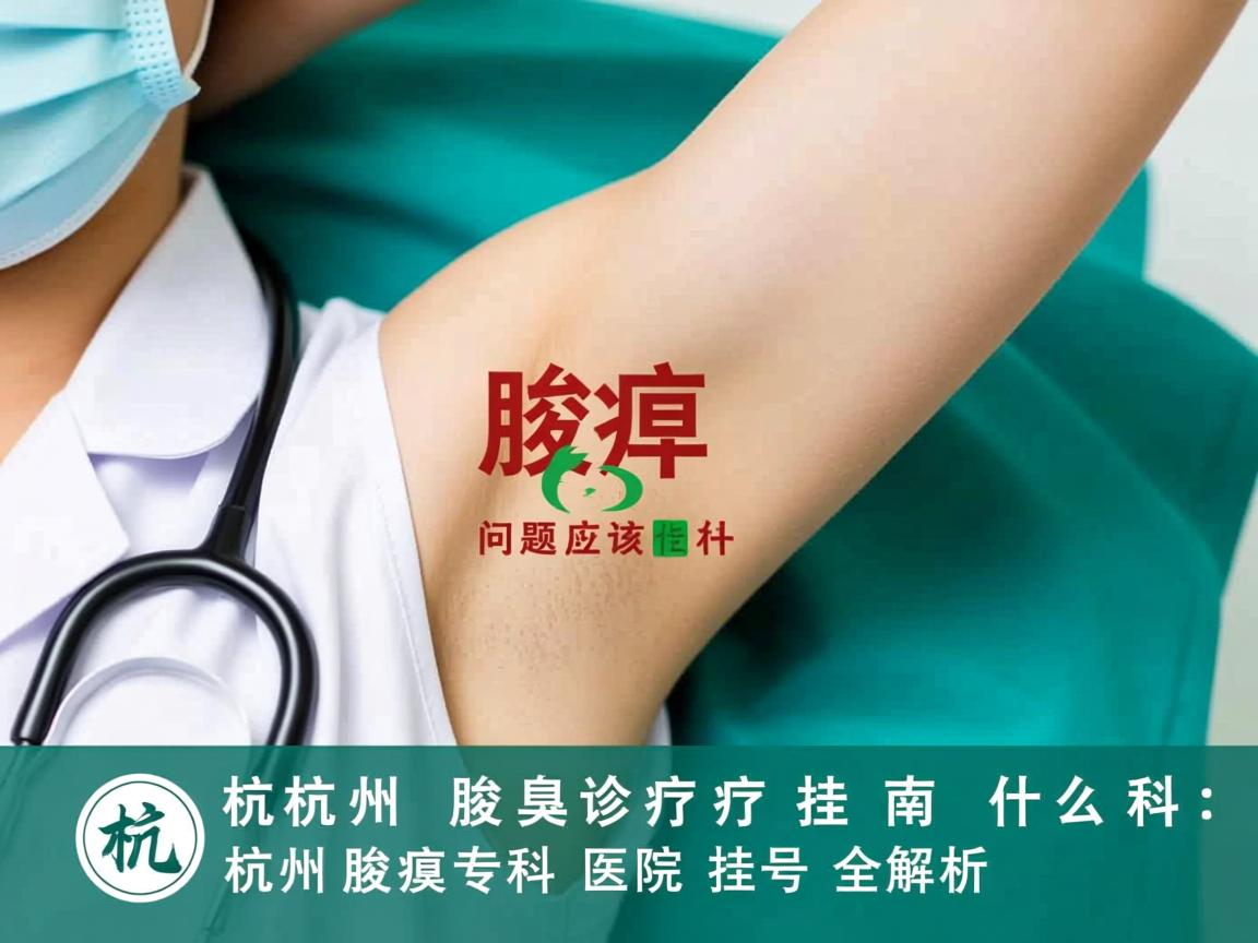 杭州腋臭诊疗指南，腋臭问题应该挂什么科，杭州腋臭专科医院挂号全解析