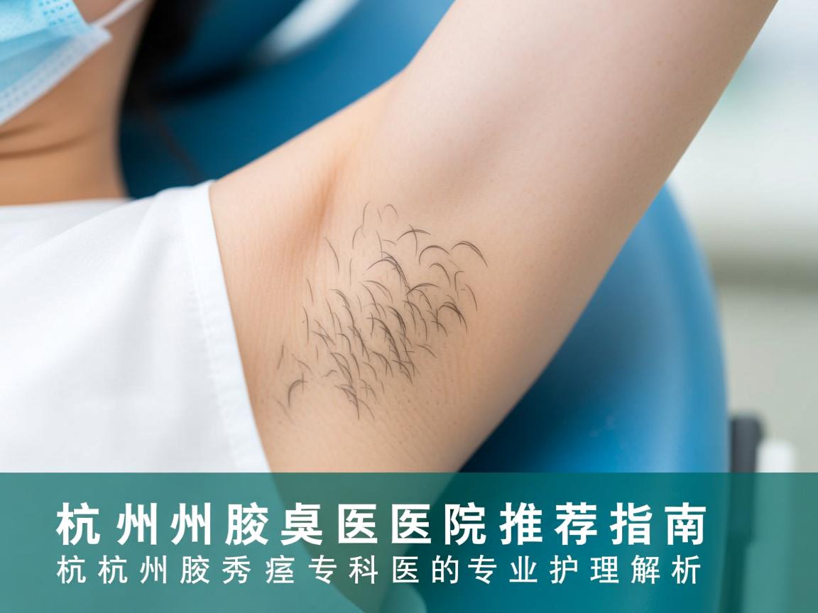 杭州腋臭医院推荐指南，杭州腋秀腋臭专科的专业护理解析