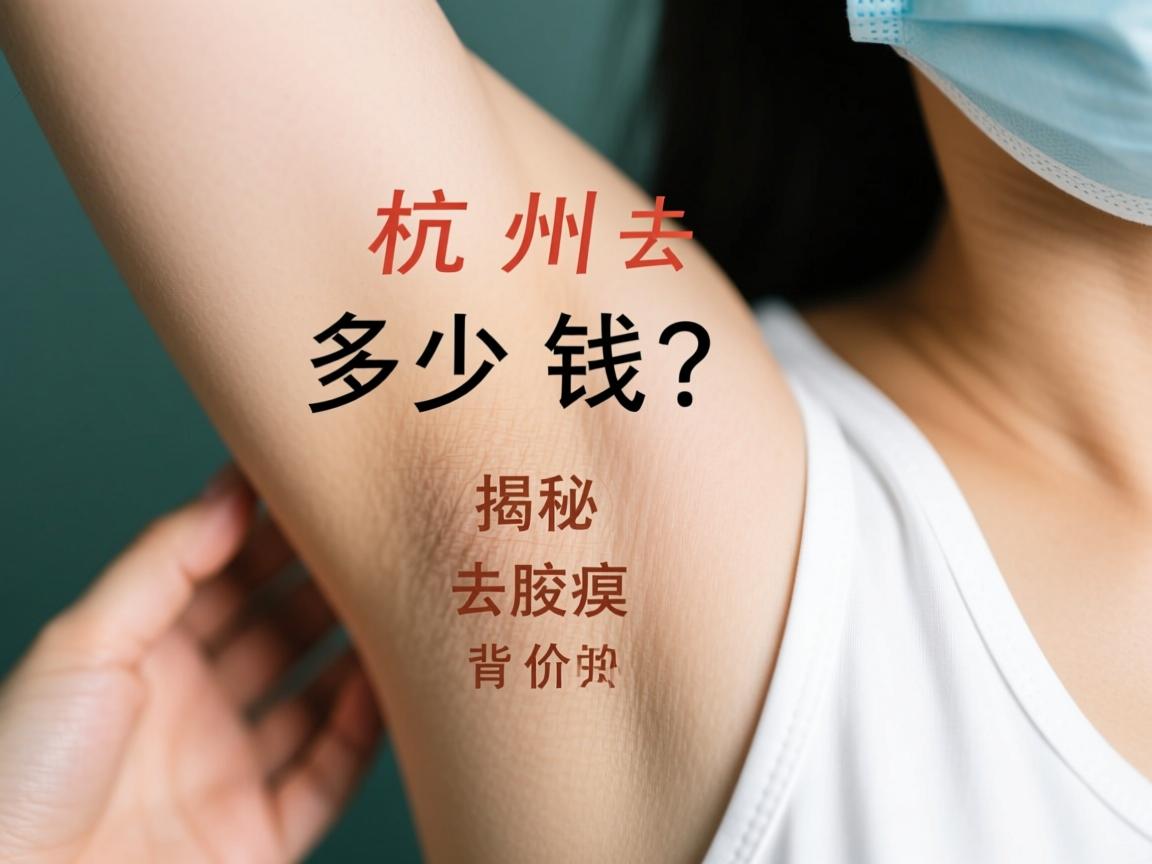 在杭州去腋臭多少钱？揭秘杭州去腋臭价格背后的关键因素