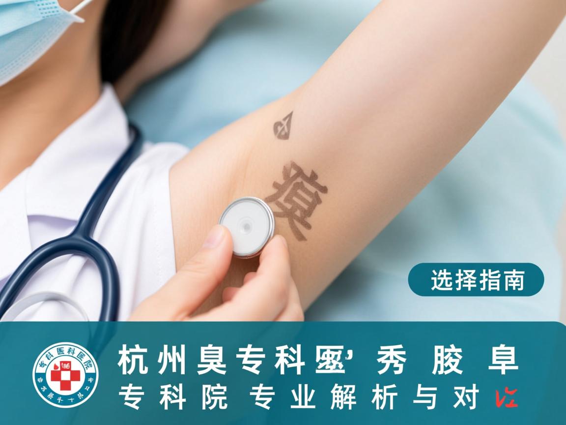 杭州腋臭专科医院选择指南，杭州腋秀腋臭专科的专业解析与对比