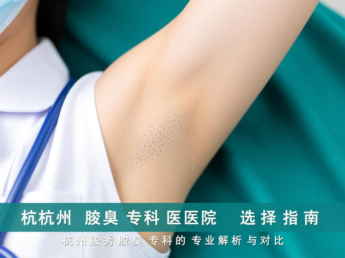 杭州腋臭专科医院选择指南，杭州腋秀腋臭专科的专业解析与对比