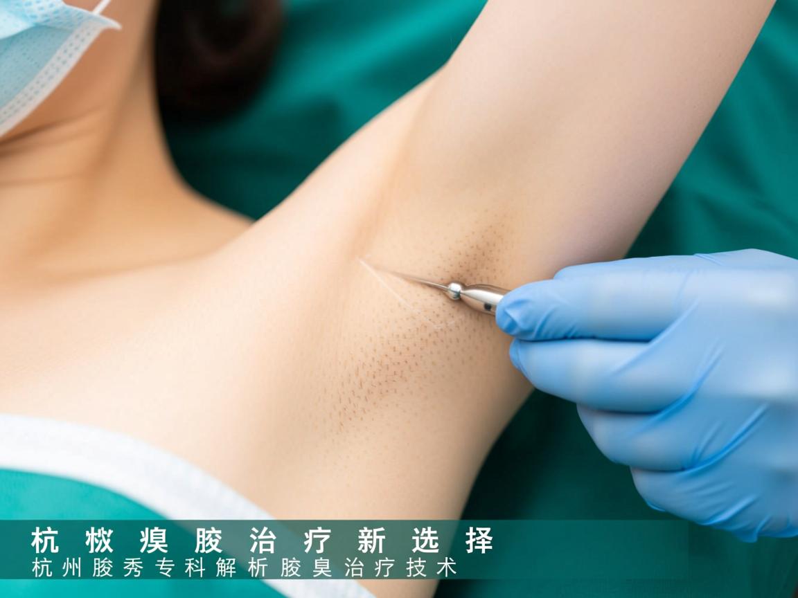 杭州腋臭治疗新选择，杭州腋秀专科解析腋臭治疗技术