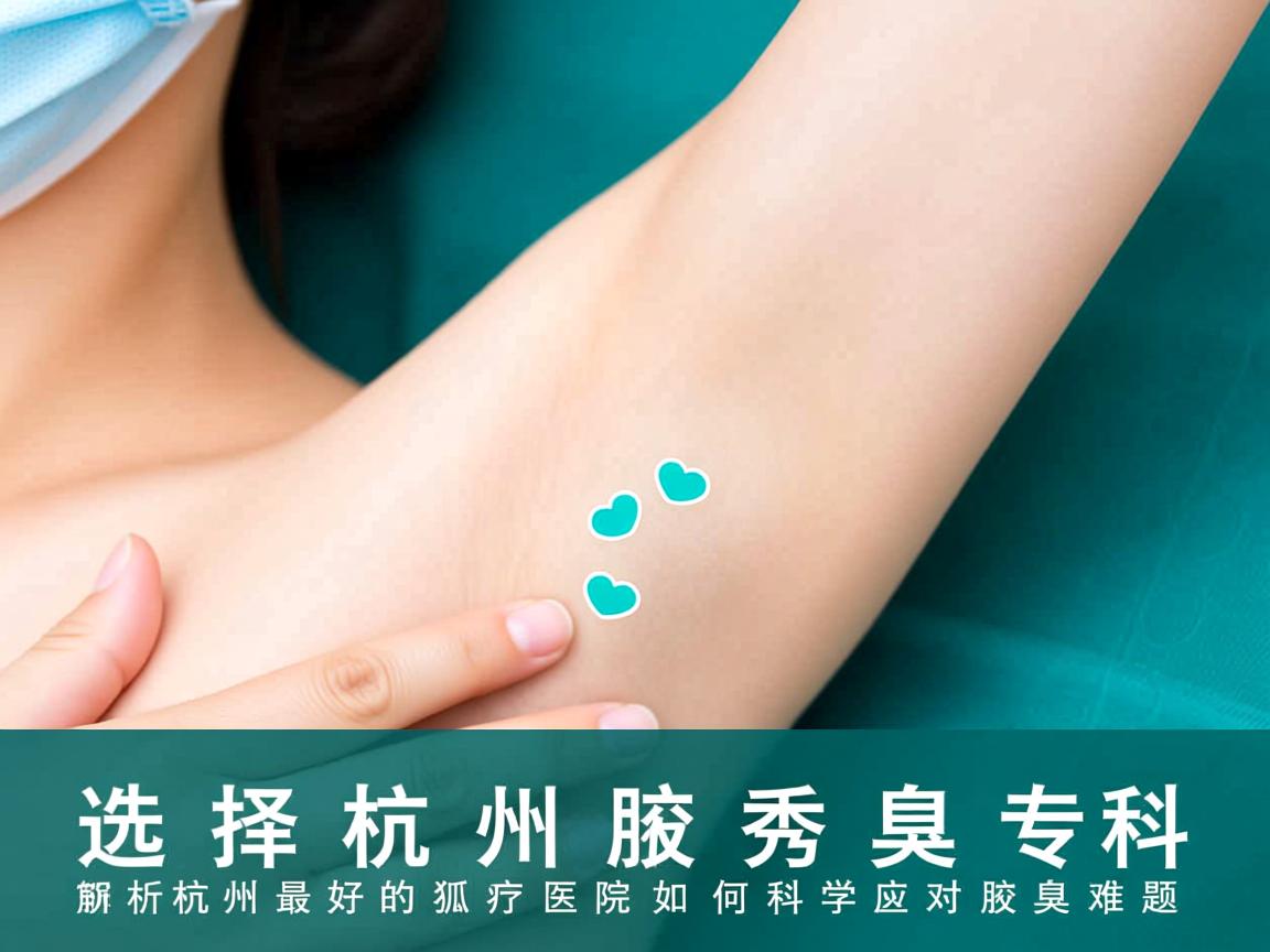 选择杭州腋秀腋臭专科，解析杭州最好的狐臭医院如何科学应对腋臭难题