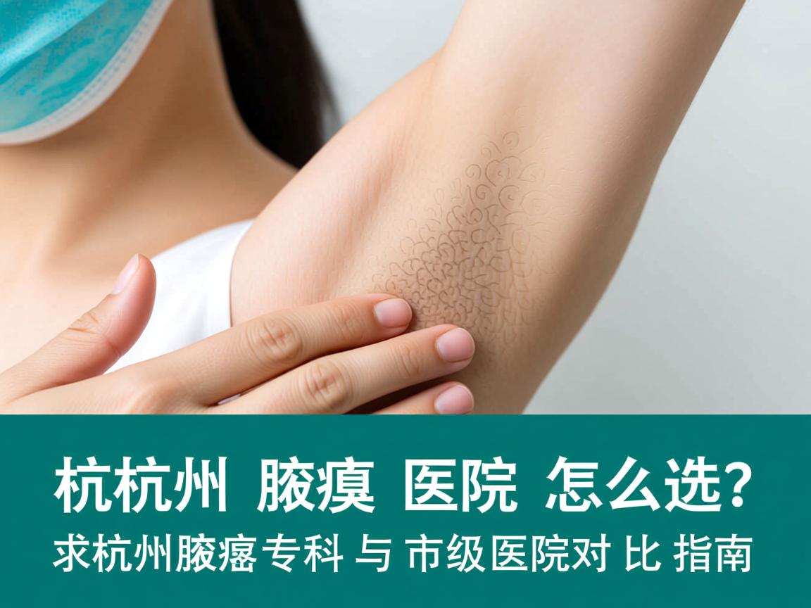 杭州腋臭医院怎么选？杭州腋臭专科与市级医院对比指南
