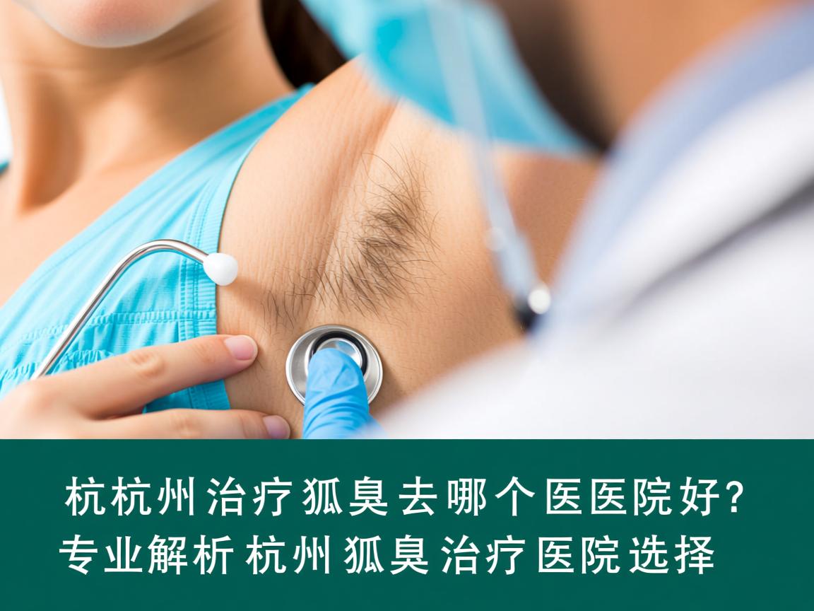 杭州治疗狐臭去哪个医院好？专业解析杭州狐臭治疗医院选择