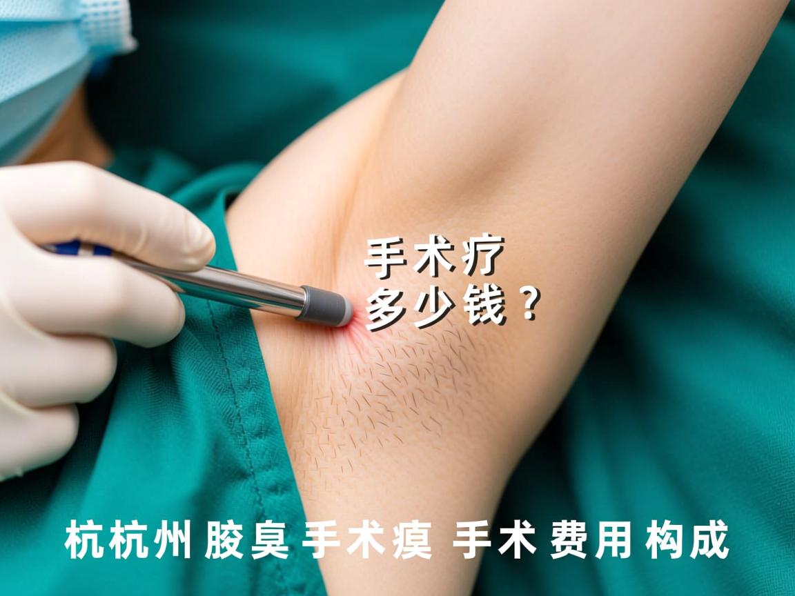 杭州腋臭手术多少钱？详解杭州腋臭手术费用构成