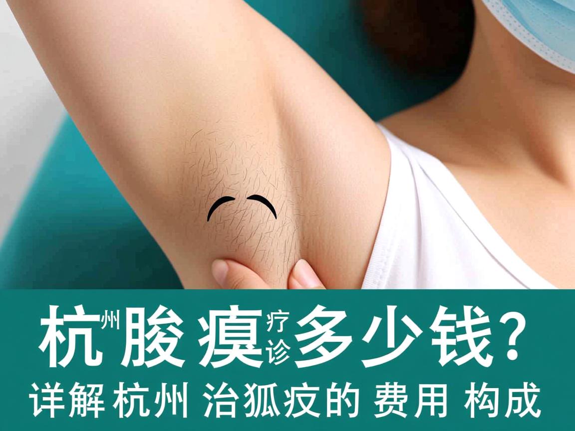 杭州腋臭诊疗多少钱？详解杭州治狐臭的费用构成