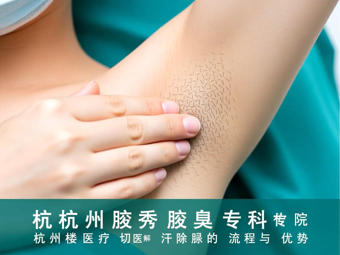 杭州腋秀腋臭专科，专业解析杭州医院切除汗腺的流程与优势
