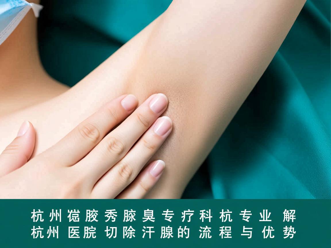 杭州腋秀腋臭专科，专业解析杭州医院切除汗腺的流程与优势