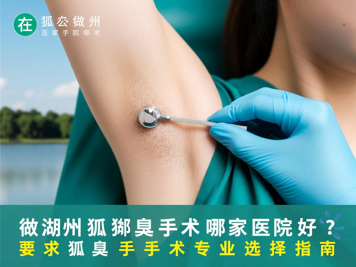 在湖州做狐臭手术哪家医院好？湖州狐臭手术专业选择指南