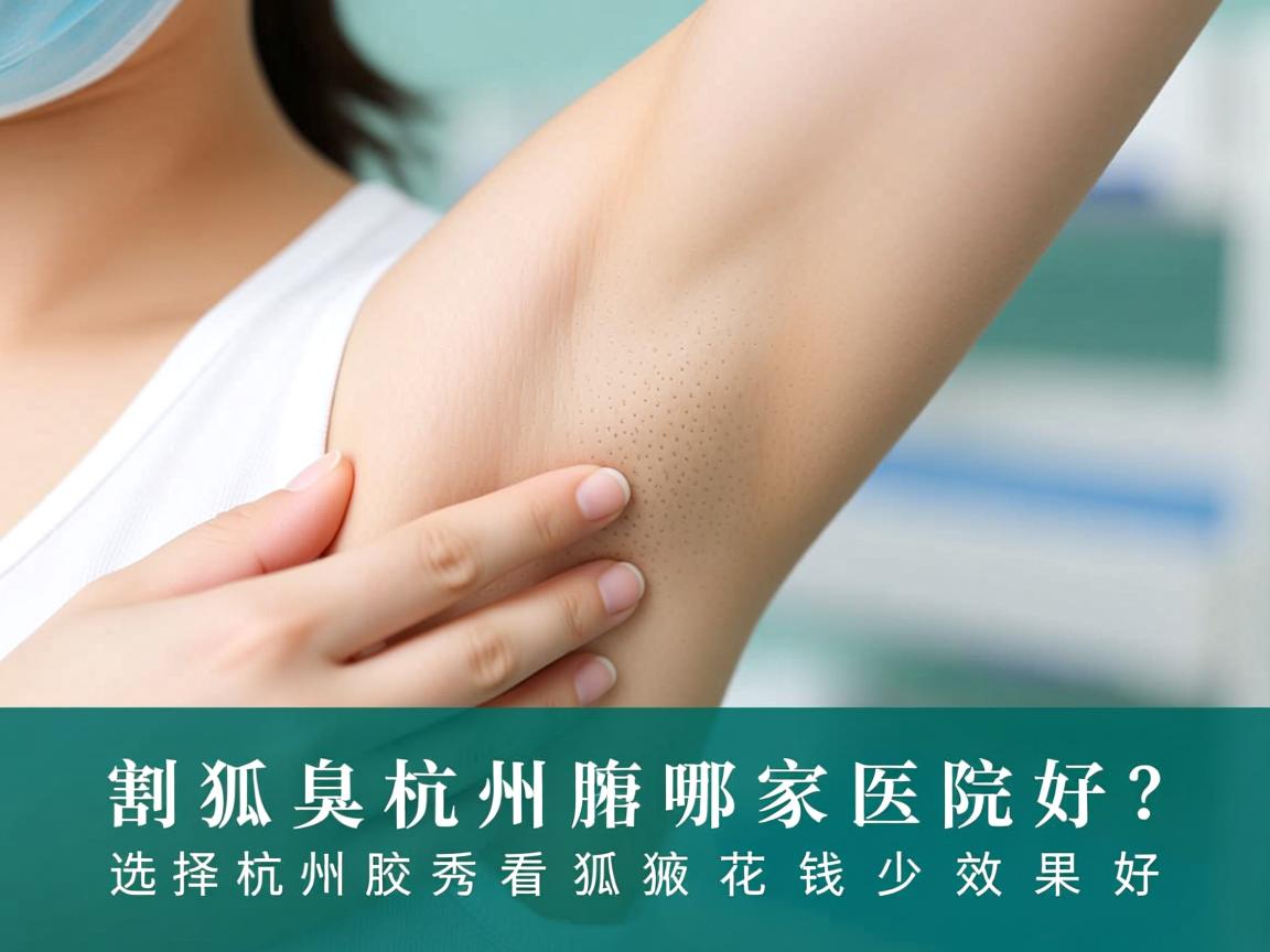 割狐臭杭州哪家医院好？选择杭州腋秀看狐臭花钱少效果好