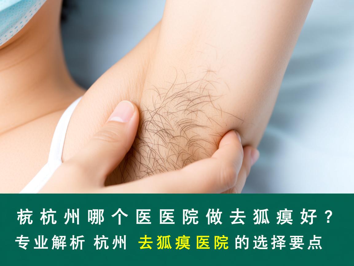 杭州哪个医院做去狐臭好？专业解析杭州去狐臭医院的选择要点