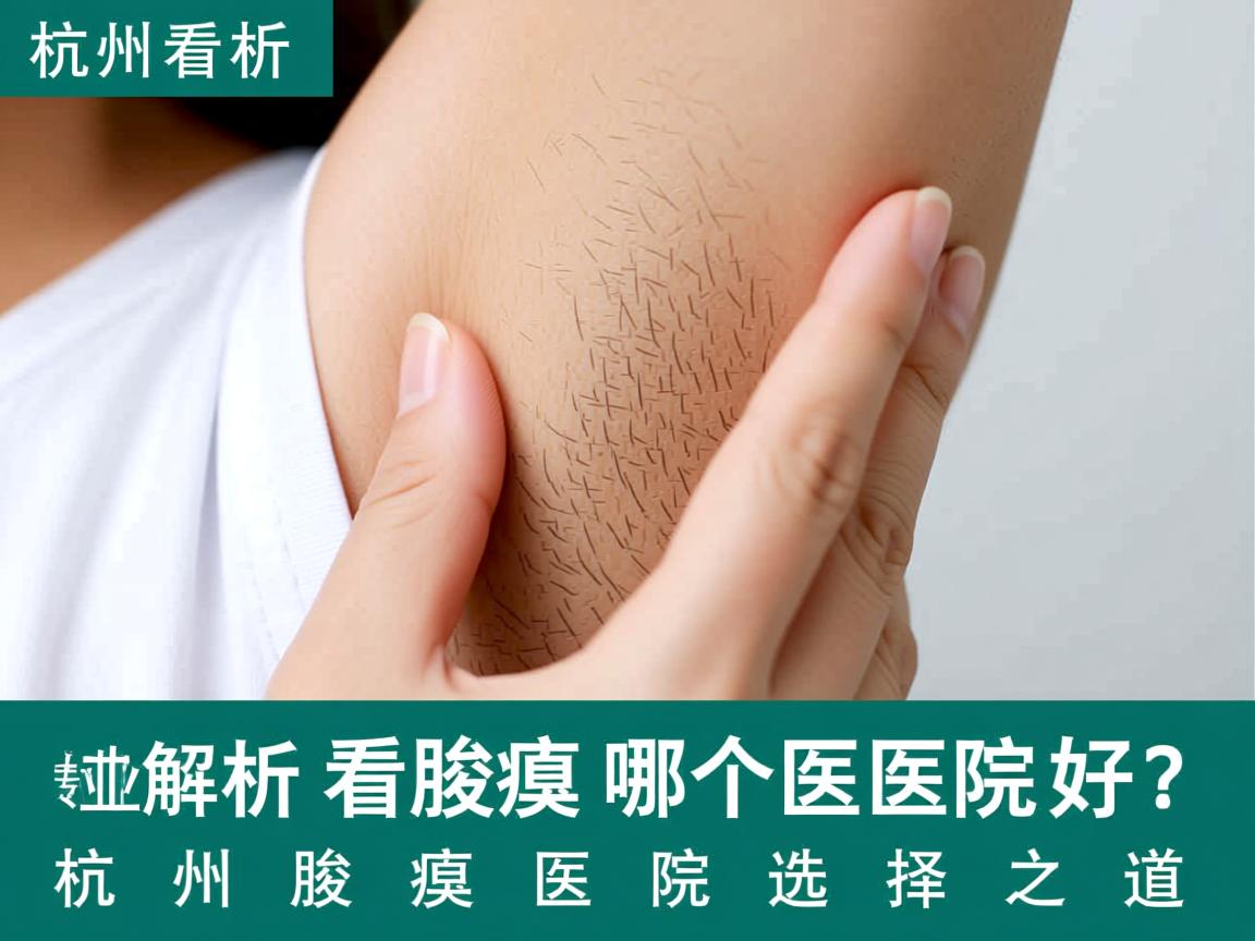 杭州看腋臭哪个医院好？专业解析杭州腋臭医院选择之道