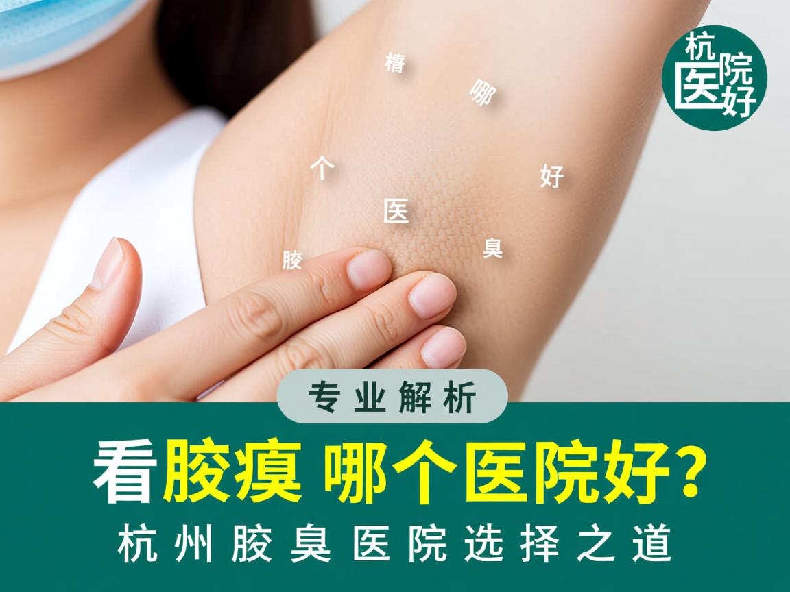 杭州看腋臭哪个医院好？专业解析杭州腋臭医院选择之道