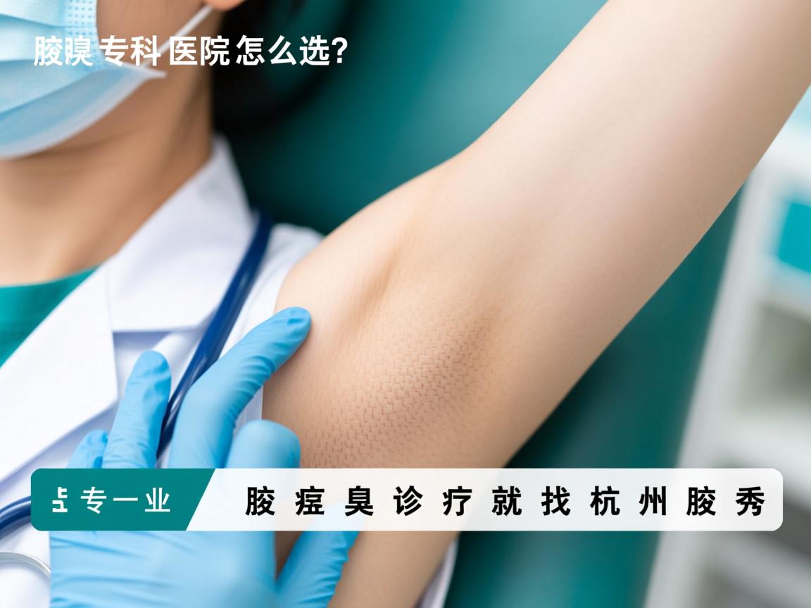 杭州腋臭专科医院怎么选？专业腋臭诊疗就找杭州腋秀