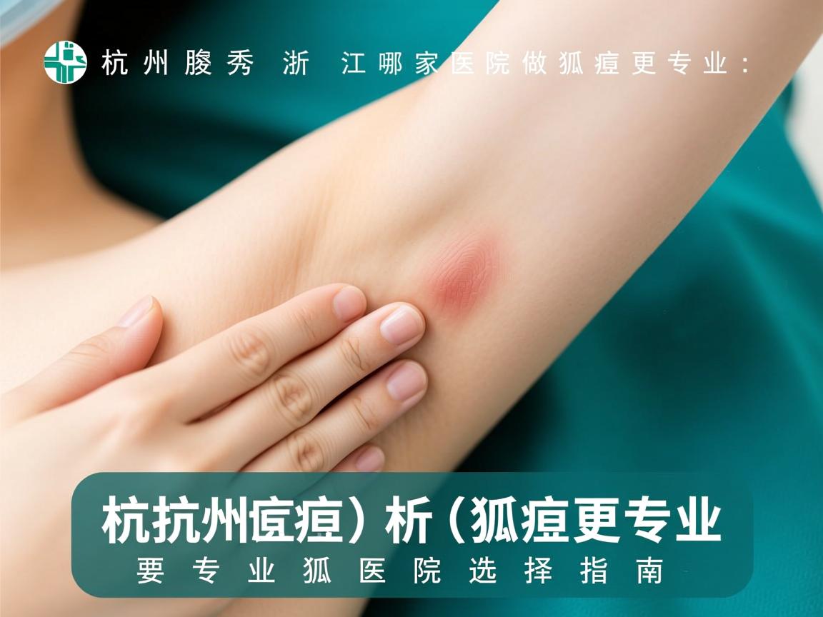 杭州腋秀解析，浙江哪家医院做狐臭更专业，专业狐臭医院选择指南