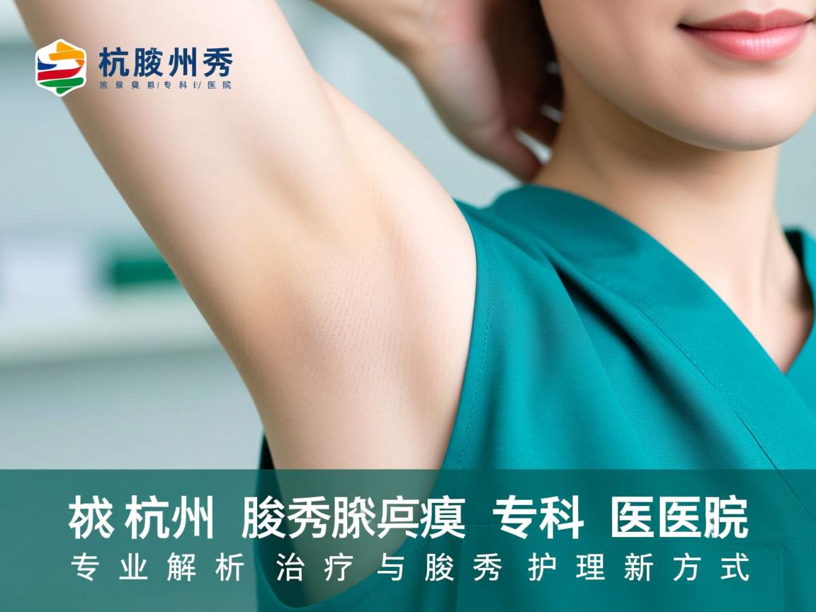 杭州腋秀腋臭专科医院，专业解析腋臭治疗与腋秀护理新方式