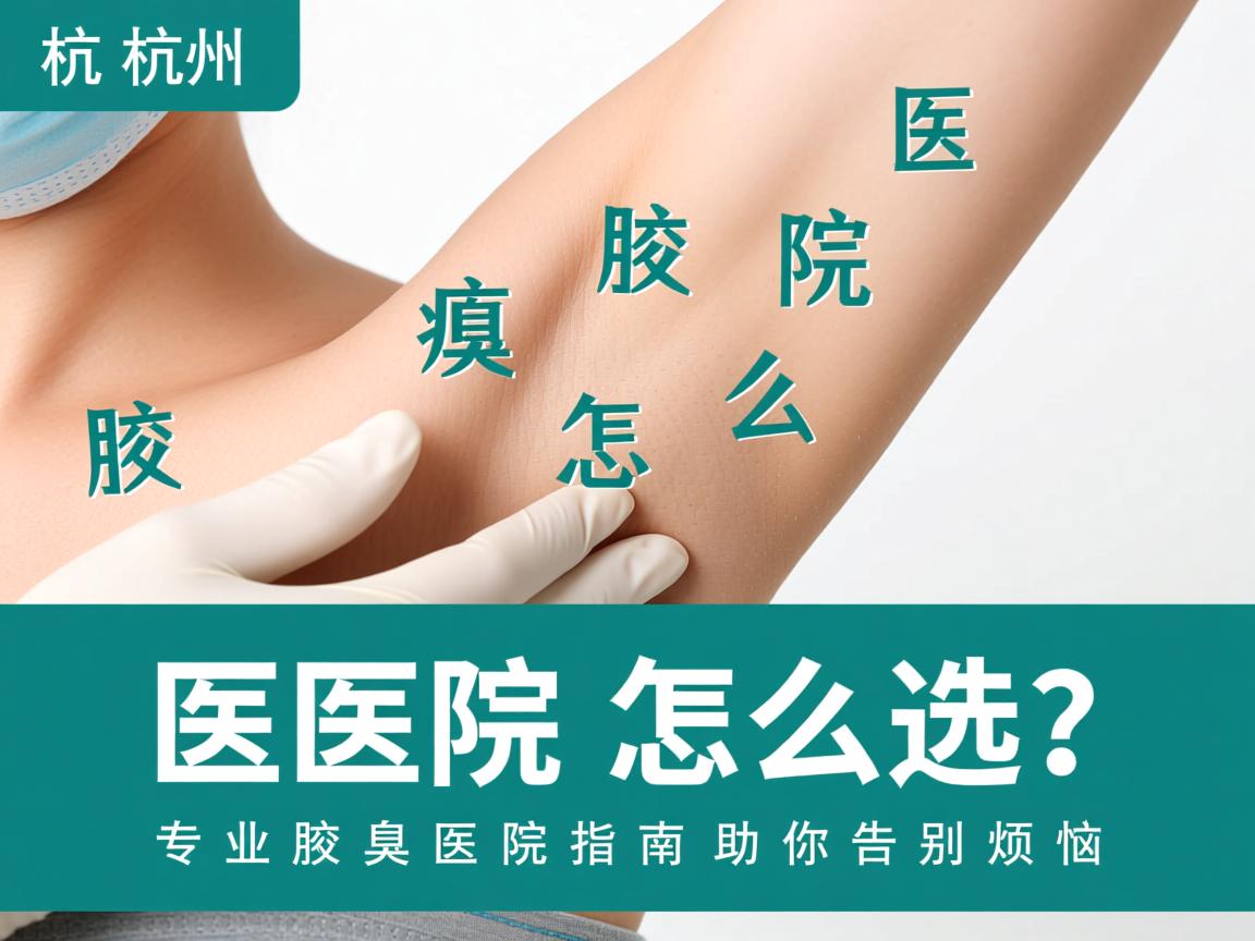 杭州腋臭医院怎么选？专业腋臭医院指南助你告别烦恼