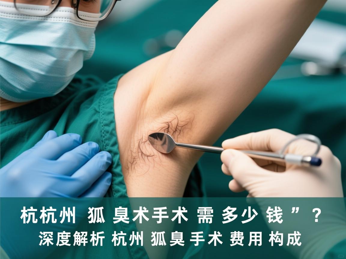 杭州狐臭手术需多少钱？深度解析杭州狐臭手术费用构成