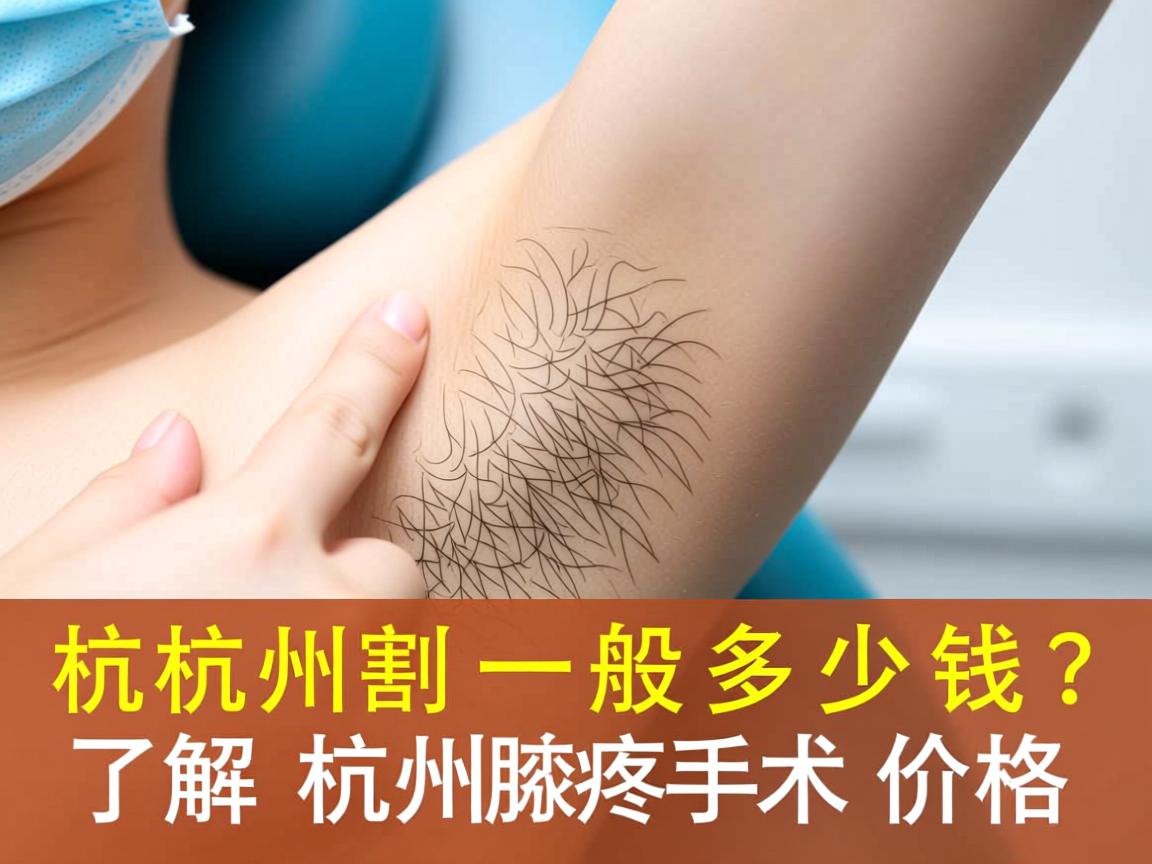 杭州割腋臭一般多少钱？了解杭州腋臭手术价格